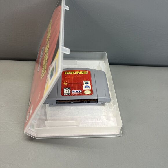 Mission Impossible Nintendo 64 N64 Video Game Retro Tom Cruise W Case - Picture 4 of 8